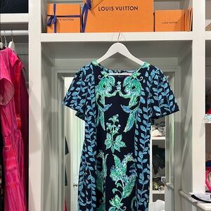 Lilly Pulitzer Navy and Green Dress